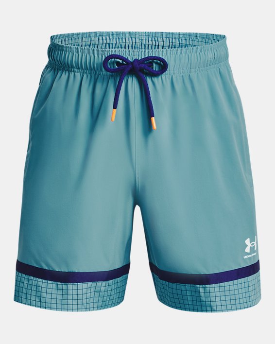 Men's UA Accelerate Woven Shorts, Blue, pdpMainDesktop image number 4